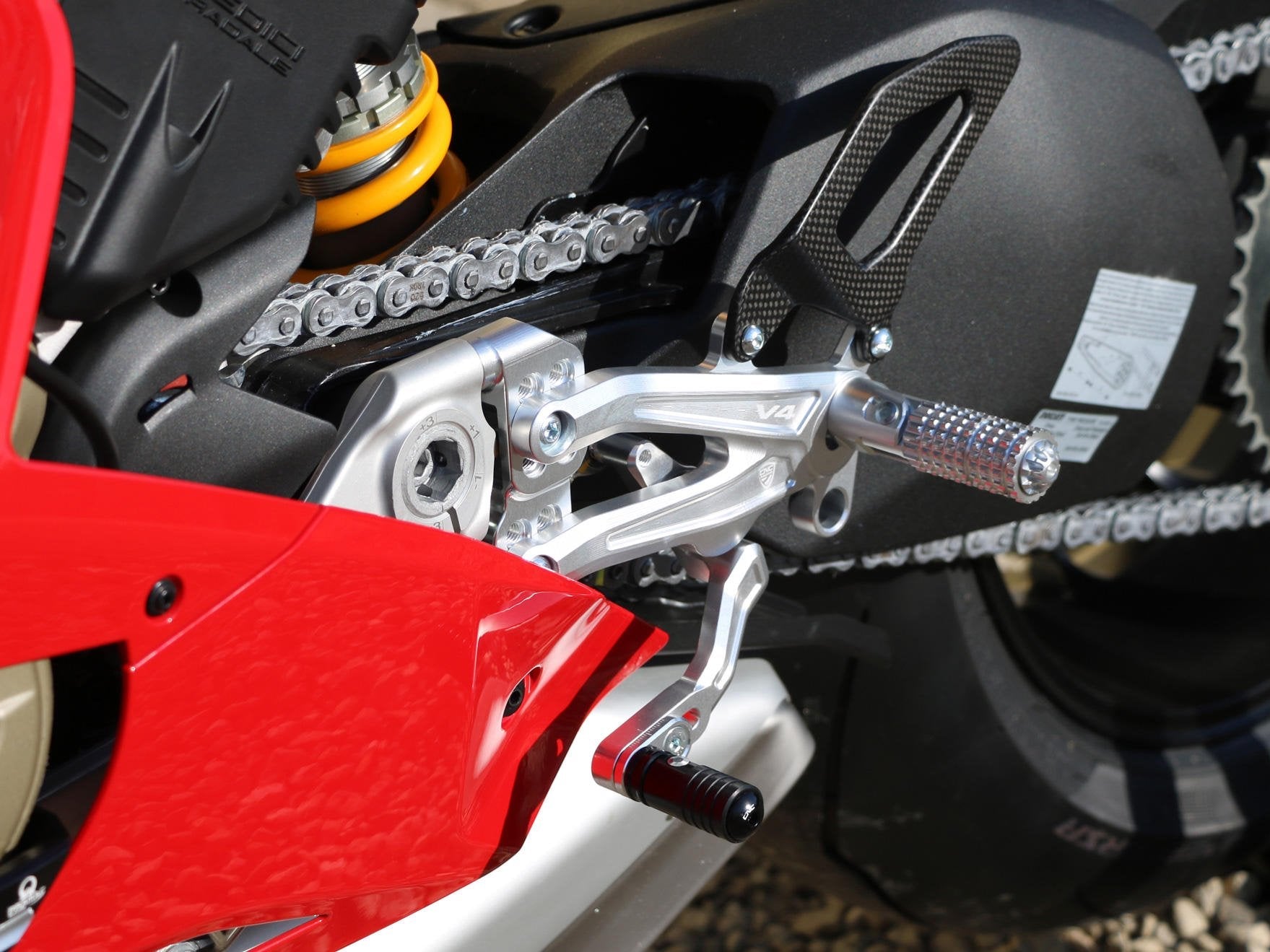 ZA866 - CNC RACING Ducati Panigale V4 (18/24) Carbon Heel Guards (for CNC RACING rearsets) – Accessories in the Motoraider Motorcycle Aftermarket Accessories and Parts Online Shop