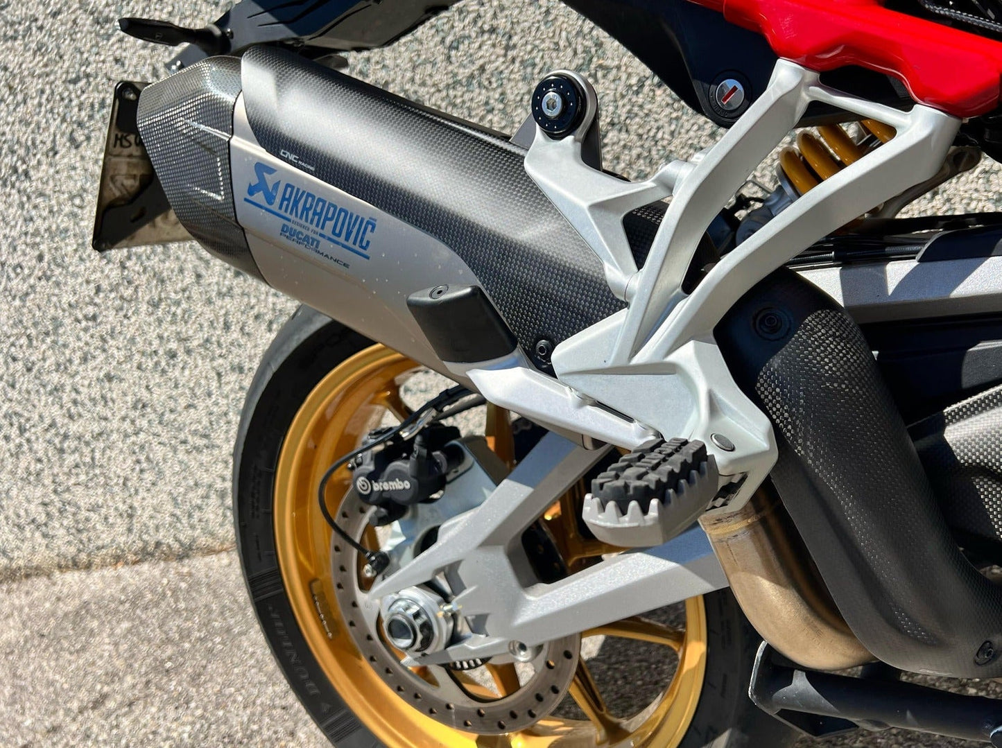 ZA901 - CNC RACING Ducati Multistrada V4 (2021+) Carbon Exhaust Silencer Heat Guard (for Akrapovic full system) – Accessories in the Motoraider Motorcycle Aftermarket Accessories and Parts Online Shop