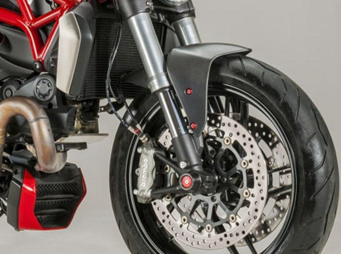ZA962 - CNC RACING Ducati Monster 1200/821/797 Carbon Front Fender – Accessories in the Motoraider Motorcycle Aftermarket Accessories and Parts Online Shop