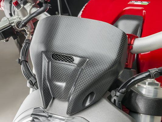 ZA968 - CNC RACING Ducati Monster 1200/821 Carbon Headlight Fairing – Accessories in the Motoraider Motorcycle Aftermarket Accessories and Parts Online Shop