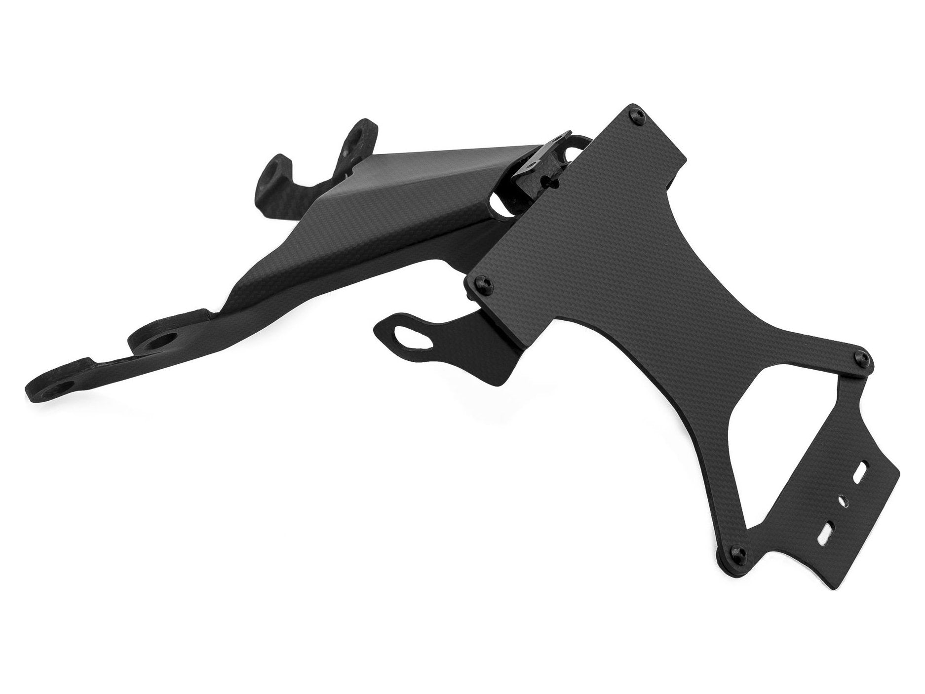 ZA969 - CNC RACING Ducati Monster 1200/821 Carbon Adjustable License Plate Holder – Accessories in the Motoraider Motorcycle Aftermarket Accessories and Parts Online Shop