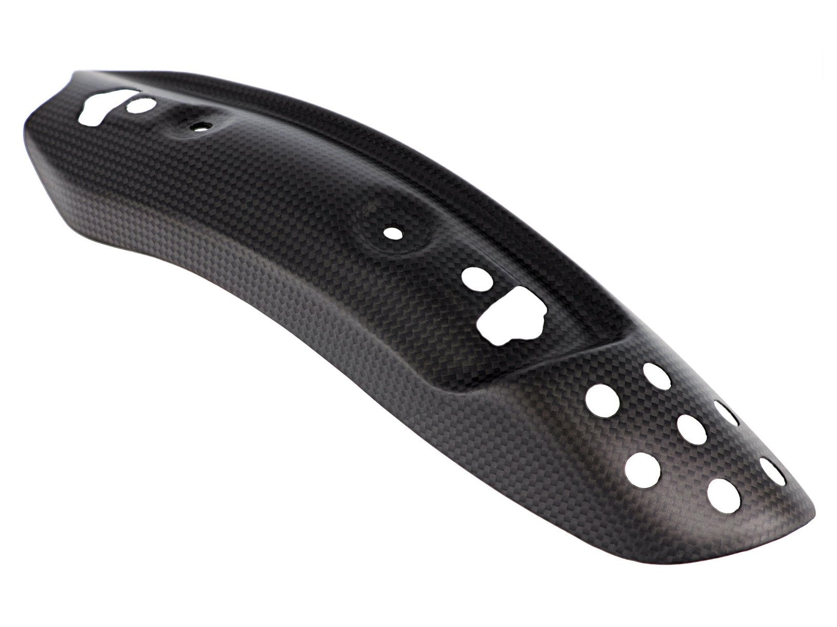 ZA976 - CNC RACING Ducati Monster 797 / Scrambler Carbon Exhaust Pipe Heat Guard Holder – Accessories in the Motoraider Motorcycle Aftermarket Accessories and Parts Online Shop
