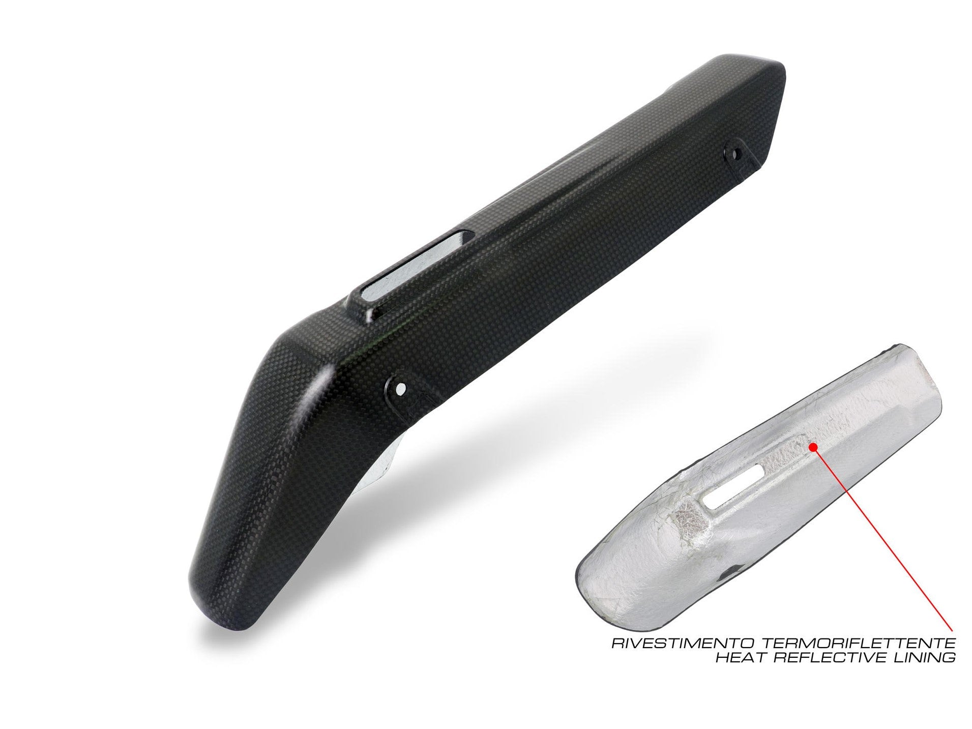 ZA994 - CNC RACING Ducati Multistrada V4 (2021+) Carbon Exhaust Silencer Heat Guard – Accessories in the Motoraider Motorcycle Aftermarket Accessories and Parts Online Shop