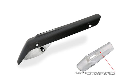 ZA998 - CNC RACING Ducati Multistrada V4 (2021+) Carbon Exhaust Silencer Heat Guard (for Akrapovic slip-on) – Accessories in the Motoraider Motorcycle Aftermarket Accessories and Parts Online Shop