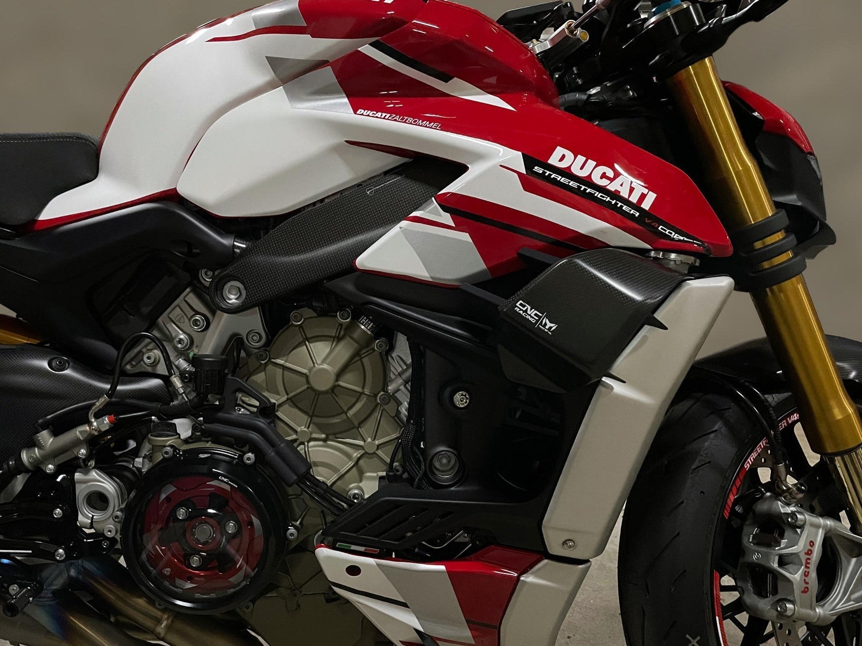 ZW005 - CNC RACING Ducati Streetfighter V4 (2020+) MotoGP Carbon Aerodynamic Winglets – Accessories in the Motoraider Motorcycle Aftermarket Accessories and Parts Online Shop