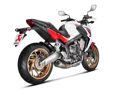 AKRAPOVIC S-H6R12-HAFT Honda CB650F / CBR650F (2016+) Exhaust System "Racing Line" (titanium) – Accessories in the 2WheelsHero Motorcycle Aftermarket Accessories and Parts Online Shop