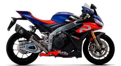 ARROW 71003PTN Aprilia RSV4 / Tuono V4 (2021+) Titanium Slip-on Exhaust "Pista" (racing; black) – Accessories in the 2WheelsHero Motorcycle Aftermarket Accessories and Parts Online Shop