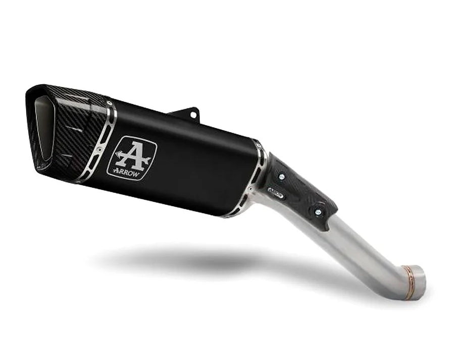 ARROW 71003PTN Aprilia RSV4 / Tuono V4 (2021+) Titanium Slip-on Exhaust "Pista" (racing; black) – Accessories in the 2WheelsHero Motorcycle Aftermarket Accessories and Parts Online Shop