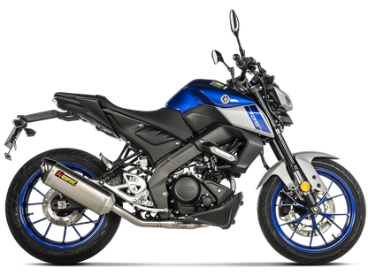 AKRAPOVIC S-Y125R8-HZT Yamaha MT-125 / YZF-R125 / R15 (2021+) Exhaust System "Racing Line" (titanium) – Accessories in the 2WheelsHero Motorcycle Aftermarket Accessories and Parts Online Shop