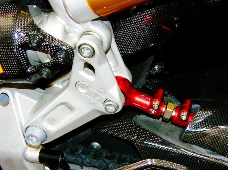 ADR04 - DUCABIKE Ducati Panigale / Streetfighter V2 Adjustable Linkage – Accessories in the Motoraider Motorcycle Aftermarket Accessories and Parts Online Shop