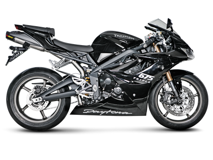 AKRAPOVIC S-T675SO3-HACT Triumph Daytona 675 / 675R (2006+) Slip-on Exhaust (titanium) – Accessories in the 2WheelsHero Motorcycle Aftermarket Accessories and Parts Online Shop