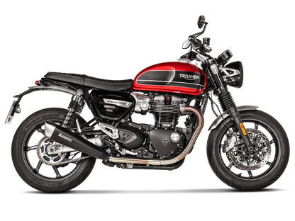 AKRAPOVIC S-T12SO2-HCQTBL Triumph Speed Twin / Thruxton RS (2020+) Slip-On Exhaust (titanium) – Accessories in the 2WheelsHero Motorcycle Aftermarket Accessories and Parts Online Shop