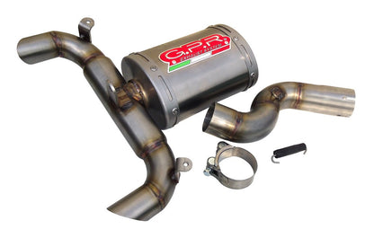 GPR Suzuki GSR600 Slip-on Exhaust "Alluminio Ghost" (EU homologated) – Accessories in the 2WheelsHero Motorcycle Aftermarket Accessories and Parts Online Shop