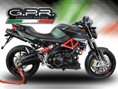 GPR Aprilia Shiver 900 Dual Slip-on Exhaust "GPE Anniversary Poppy" – Accessories in the 2WheelsHero Motorcycle Aftermarket Accessories and Parts Online Shop
