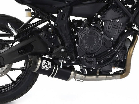 ARROW 71758KZ+71930AKN Yamaha MT-07 (2021+) Full Exhaust System "Competition Evo Thunder" (aluminum) – Accessories in the 2WheelsHero Motorcycle Aftermarket Accessories and Parts Online Shop