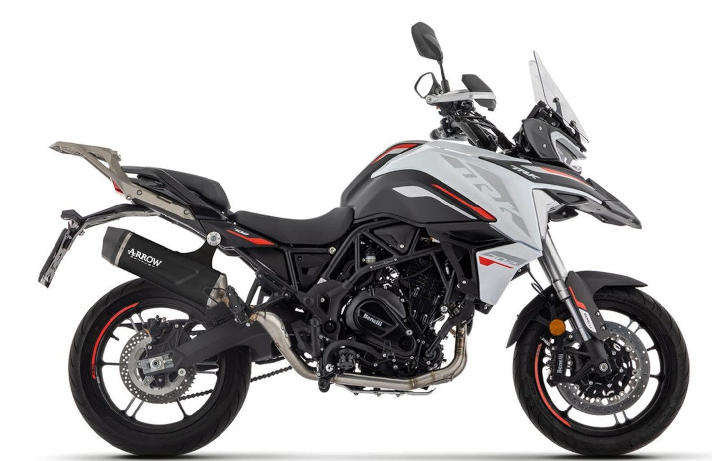 ARROW 71960AKN Benelli TRK 702 / 702X (2023+) Slip-on Exhaust "Indy Race Evo" (black aluminum) – Accessories in the 2WheelsHero Motorcycle Aftermarket Accessories and Parts Online Shop