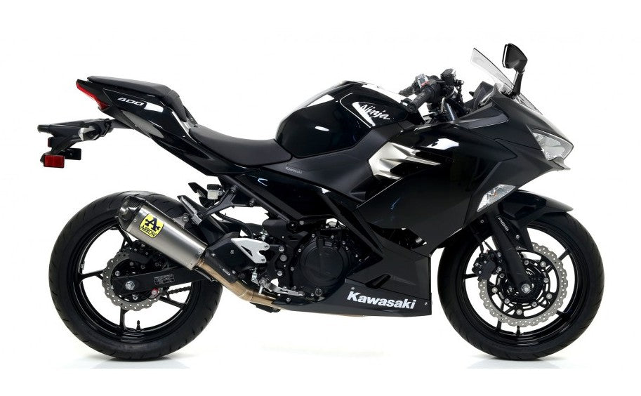 ARROW 71214CKZ Kawasaki Ninja 400 (2018+) Titanium Full Exhaust System "Competition Evo Works" (racing) – Accessories in the 2WheelsHero Motorcycle Aftermarket Accessories and Parts Online Shop
