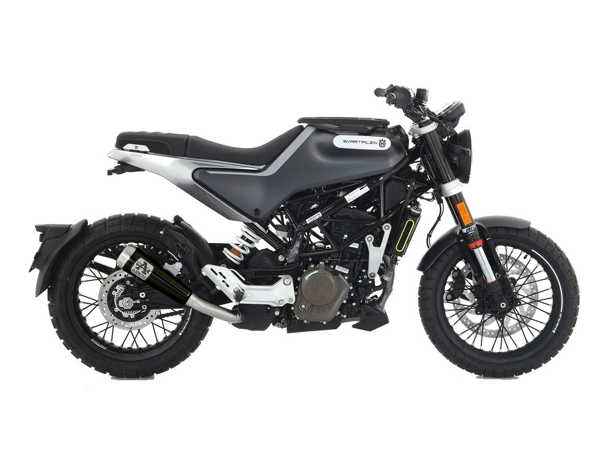ARROW 72636PRN Husqvarna Svartpilen / Vitpilen 125 (2021+) Slip-on Exhaust "Pro Race" (dark steel) – Accessories in the 2WheelsHero Motorcycle Aftermarket Accessories and Parts Online Shop
