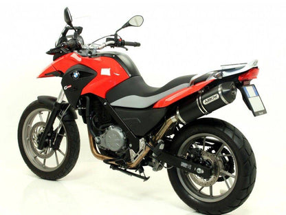 ARROW 71453MI+72615AKN BMW G650GS/Sertao (2011+) Dark Aluminum Slip-on Exhaust "Race Tech" – Accessories in the 2WheelsHero Motorcycle Aftermarket Accessories and Parts Online Shop