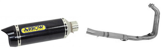ARROW 71655MI+71817MK Yamaha MT-07 (14/20) Full Exhaust System "Competition Evo Thunder" (carbon; racing) – Accessories in the 2WheelsHero Motorcycle Aftermarket Accessories and Parts Online Shop