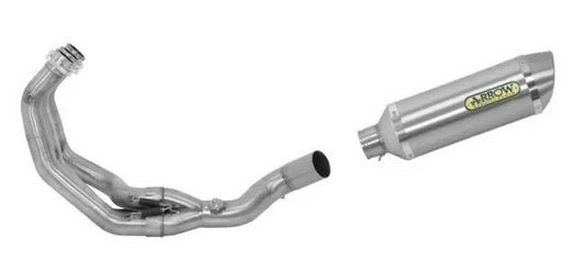 ARROW 71716KZ+71900AO Yamaha MTX850 Niken (2018+) Full Exhaust System "Competition Evo Thunder" (aluminum) – Accessories in the 2WheelsHero Motorcycle Aftermarket Accessories and Parts Online Shop