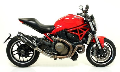 ARROW 71451KZ+71768MK Ducati Monster 821 (14/17) Slip-on Exhaust "Race Tech" (carbon) – Accessories in the 2WheelsHero Motorcycle Aftermarket Accessories and Parts Online Shop