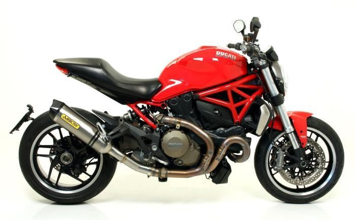 ARROW 71451MI+71768PK Ducati Monster 821 (14/17) Slip-on Exhaust "Race Tech" (titanium; racing) – Accessories in the 2WheelsHero Motorcycle Aftermarket Accessories and Parts Online Shop