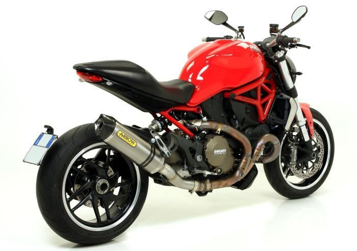 ARROW 71451MI+71768PK Ducati Monster 821 (14/17) Slip-on Exhaust "Race Tech" (titanium; racing) – Accessories in the 2WheelsHero Motorcycle Aftermarket Accessories and Parts Online Shop