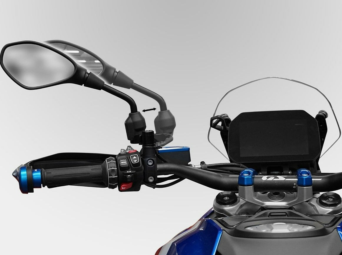 ASPE01D - DUCABIKE BMW R1300GS (2024+) Rear View Mirror Enlarge Kit – Accessories in the Motoraider Motorcycle Aftermarket Accessories and Parts Online Shop