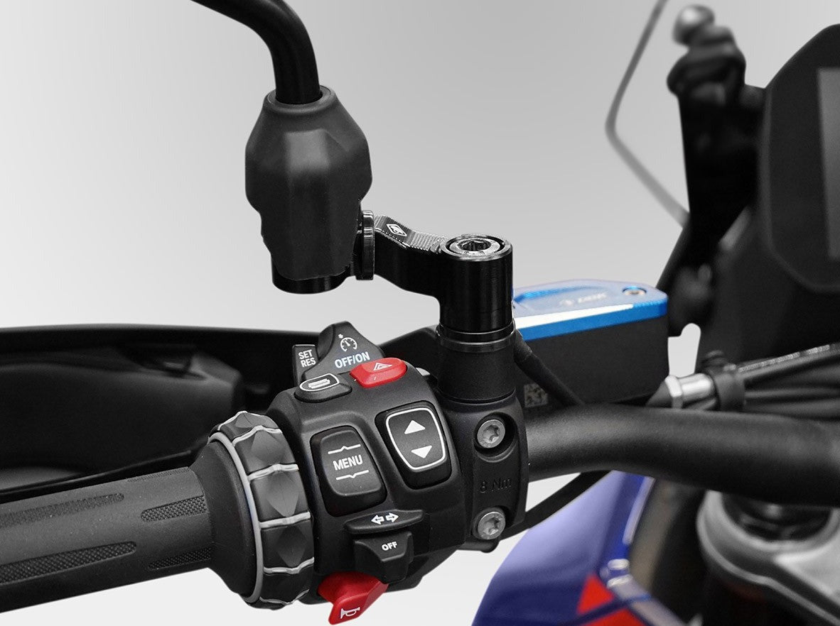 ASPE01D - DUCABIKE BMW R1300GS (2024+) Rear View Mirror Enlarge Kit – Accessories in the Motoraider Motorcycle Aftermarket Accessories and Parts Online Shop
