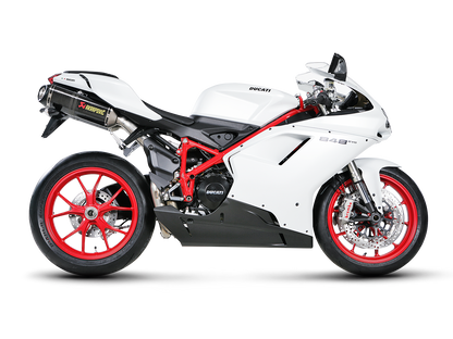 AKRAPOVIC S-D10SO3-ZC Ducati 848 (2010+) Slip-on Exhaust (carbon) – Accessories in the 2WheelsHero Motorcycle Aftermarket Accessories and Parts Online Shop