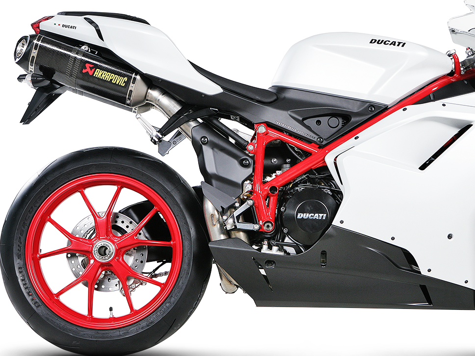 AKRAPOVIC S-D10SO3-ZC Ducati 848 (2010+) Slip-on Exhaust (carbon) – Accessories in the 2WheelsHero Motorcycle Aftermarket Accessories and Parts Online Shop