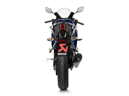 AKRAPOVIC S-Y125R11-HZT Yamaha YZF-R25 (2025+) Exhaust System "Racing Line" (titanium) – Accessories in the 2WheelsHero Motorcycle Aftermarket Accessories and Parts Online Shop