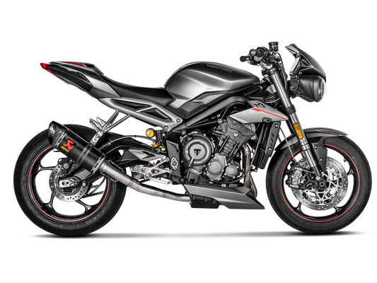 AKRAPOVIC S-T7SO2-APC Triumph Street Triple 765 S / R / RS (2019+) Slip-On Exhaust (carbon) – Accessories in the 2WheelsHero Motorcycle Aftermarket Accessories and Parts Online Shop