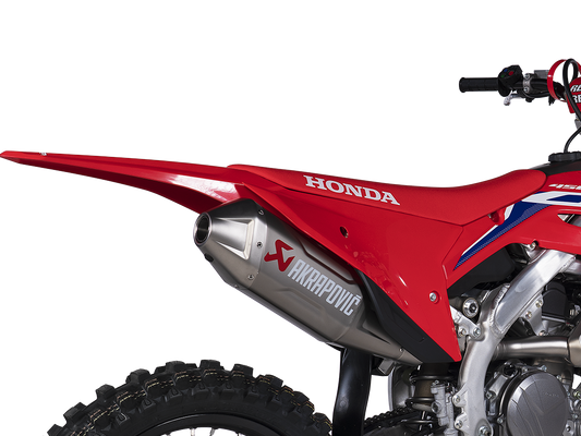 AKRAPOVIC S-H4MET16-FDHLTA Honda CRF450R / 450RX (2024+) Exhaust System "Evolution Line" (titanium) – Accessories in the 2WheelsHero Motorcycle Aftermarket Accessories and Parts Online Shop