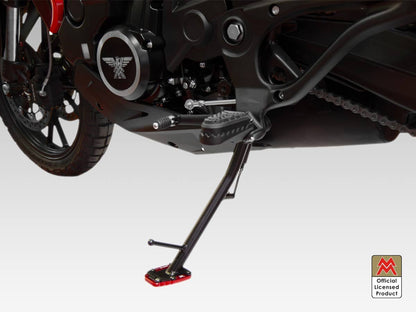 BAC07 - DBK Moto Morini Seiemezzo SCR / STR / X-Cape 650 (2021+) Increased Kickstand Support Base – Accessories in the Motoraider Motorcycle Aftermarket Accessories and Parts Online Shop