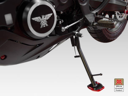 BAC07 - DBK Moto Morini Seiemezzo SCR / STR / X-Cape 650 (2021+) Increased Kickstand Support Base – Accessories in the Motoraider Motorcycle Aftermarket Accessories and Parts Online Shop