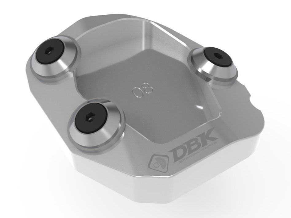 BAC08 - DBK Moto Guzzi V100 Mandello (2022+) Increased Kickstand Support Base – Accessories in the Motoraider Motorcycle Aftermarket Accessories and Parts Online Shop