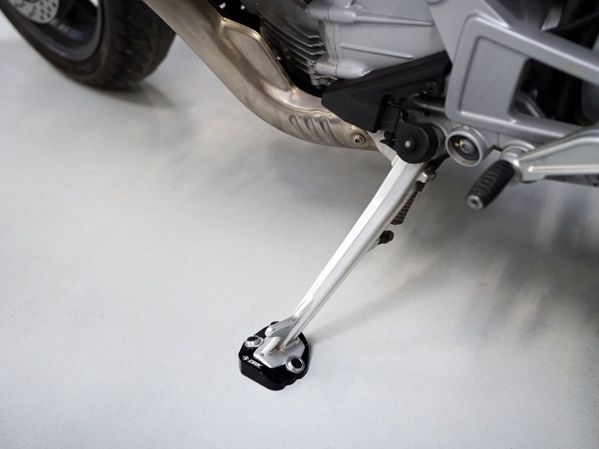 BAC08 - DBK Moto Guzzi V100 Mandello (2022+) Increased Kickstand Support Base – Accessories in the Motoraider Motorcycle Aftermarket Accessories and Parts Online Shop