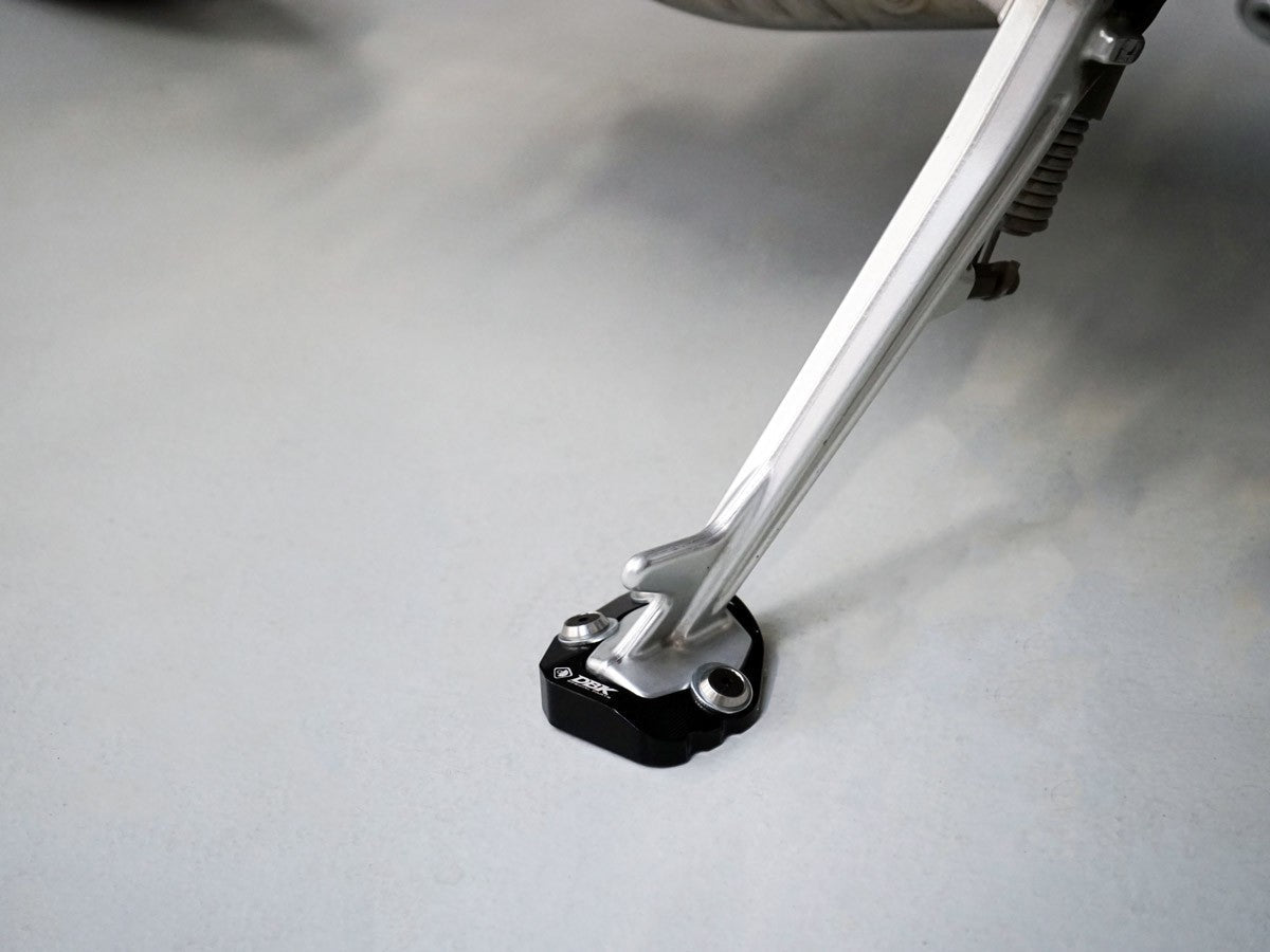 BAC08 - DBK Moto Guzzi V100 Mandello (2022+) Increased Kickstand Support Base – Accessories in the Motoraider Motorcycle Aftermarket Accessories and Parts Online Shop