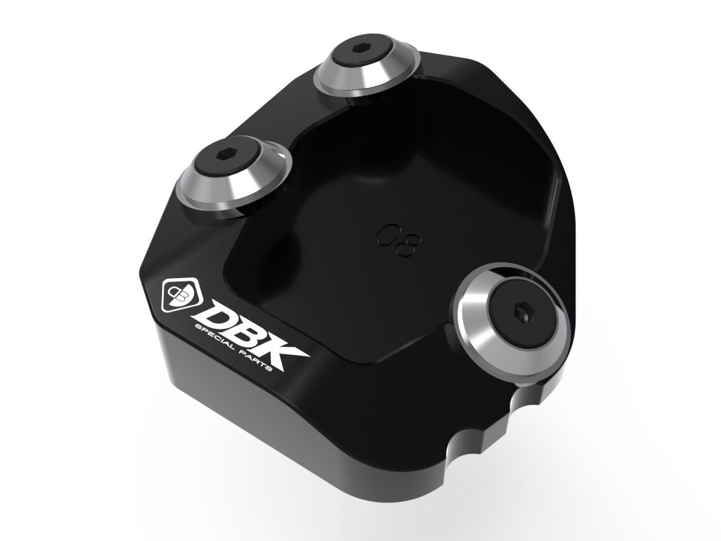 BAC08 - DBK Moto Guzzi V100 Mandello (2022+) Increased Kickstand Support Base – Accessories in the Motoraider Motorcycle Aftermarket Accessories and Parts Online Shop
