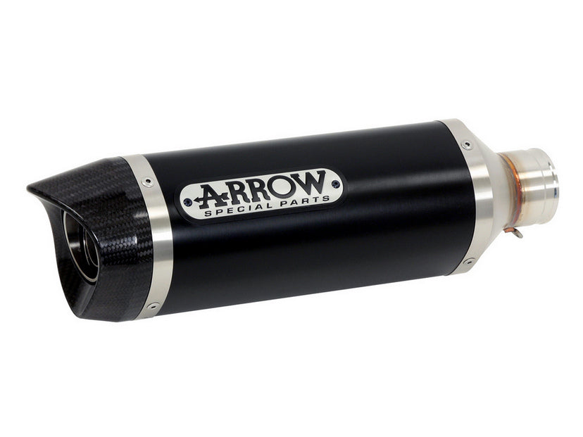ARROW 71619KZ+71813AKN KTM RC390 (2015+) Dark Aluminum Slip-on Exhaust "Thunder" – Accessories in the 2WheelsHero Motorcycle Aftermarket Accessories and Parts Online Shop