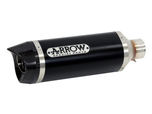 ARROW 51010KZ+51510AKN KTM Duke 200 (2011+) Dark Aluminum Slip-on Exhaust "Thunder" – Accessories in the 2WheelsHero Motorcycle Aftermarket Accessories and Parts Online Shop