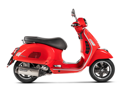 AKRAPOVIC S-VE3SO9-HRSS Vespa GTS 125 / 250 / 300 Slip-On Exhaust (SS) – Accessories in the 2WheelsHero Motorcycle Aftermarket Accessories and Parts Online Shop