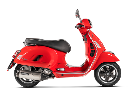 AKRAPOVIC S-VE3SO9-HRSS Vespa GTS 125 / 250 / 300 Slip-On Exhaust (SS) – Accessories in the 2WheelsHero Motorcycle Aftermarket Accessories and Parts Online Shop