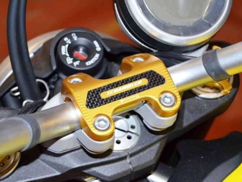 BM08 - DUCABIKE Ducati Scrambler Handlebar Clamp (22 mm) – Accessories in the Motoraider Motorcycle Aftermarket Accessories and Parts Online Shop