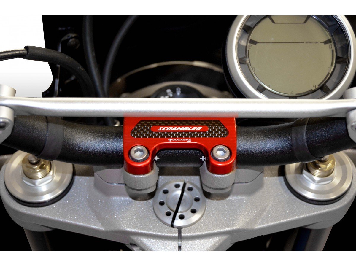 BM12 - DUCABIKE Ducati Scrambler Handlebar Clamp (28 mm) – Accessories in the Motoraider Motorcycle Aftermarket Accessories and Parts Online Shop