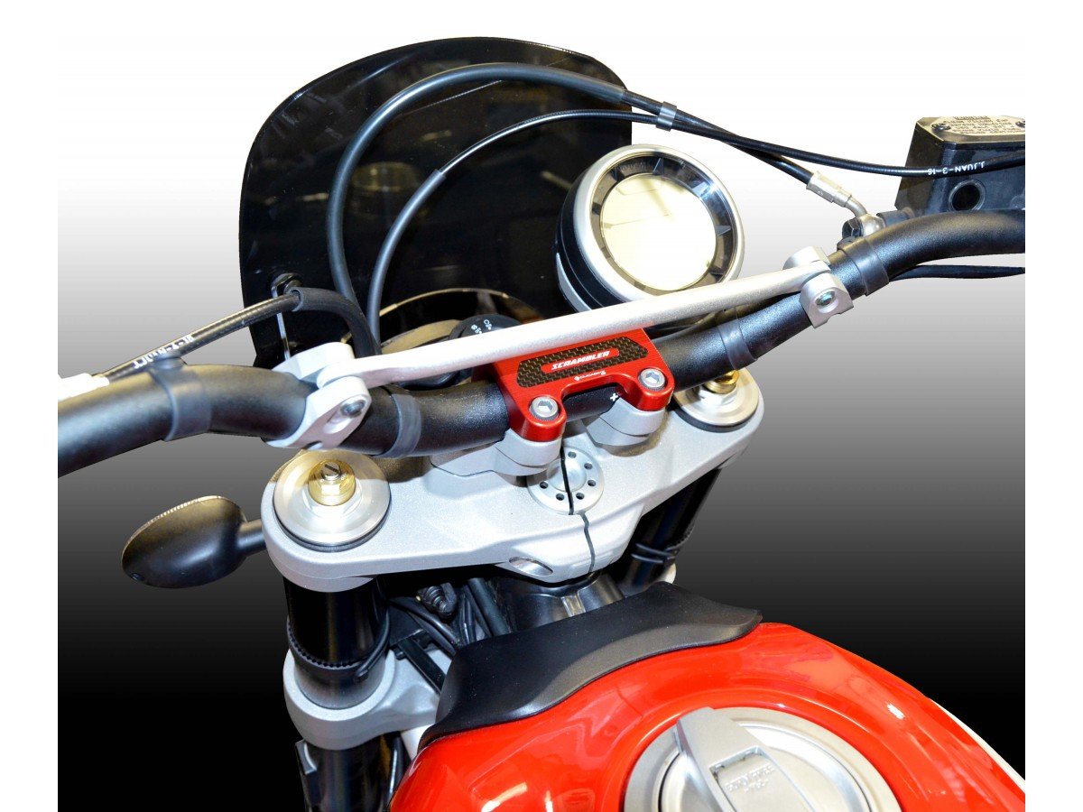 BM12 - DUCABIKE Ducati Scrambler Handlebar Clamp (28 mm) – Accessories in the Motoraider Motorcycle Aftermarket Accessories and Parts Online Shop