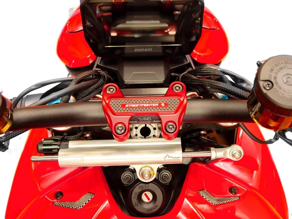 BM14 - DUCABIKE Ducati Streetfighter V4 Handlebar Clamp – Accessories in the Motoraider Motorcycle Aftermarket Accessories and Parts Online Shop