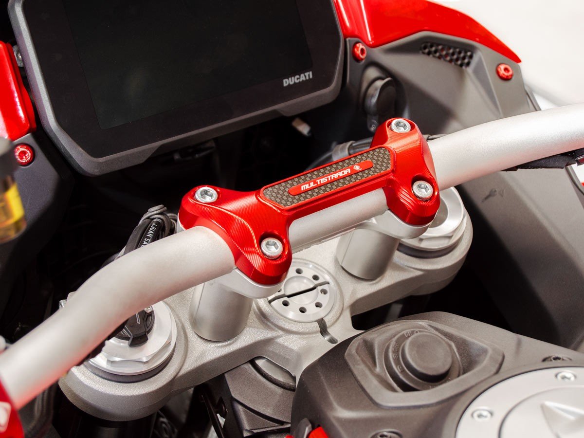 BM15 - DUCABIKE Ducati Multistrada V4 (2021+) Handlebar Clamp – Accessories in the Motoraider Motorcycle Aftermarket Accessories and Parts Online Shop